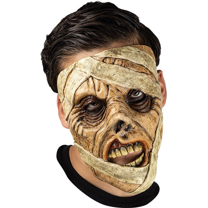 Masque en Latex de Momie Zombie Bandages  