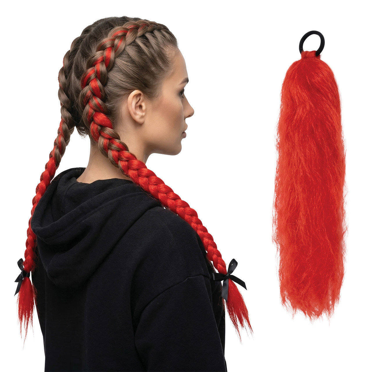 Mèche Rouge Longue