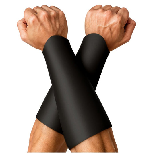 Poignets de Gladiateur Romain Noir 