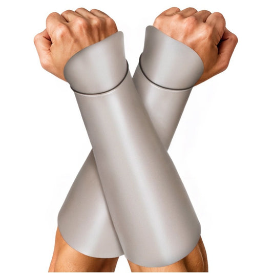 Poignets de Gladiateur Romain Argent