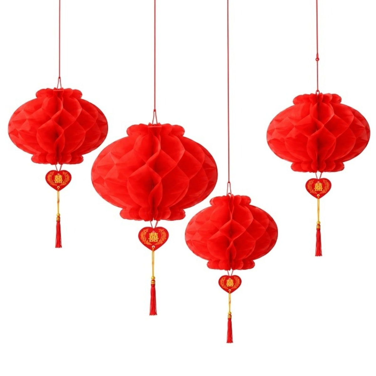 Pack de 10 Lanternes Chinoises en Papier