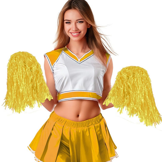 Pack de 2 Pompons Jaunes 80gr