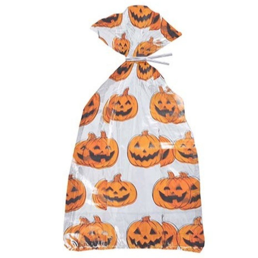 Pack de 20 Sachets pour Bonbons Citrouilles