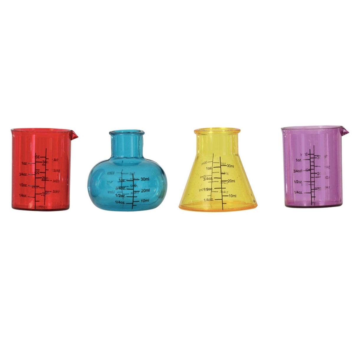 Pack de 4 Tubes de Laboratoire