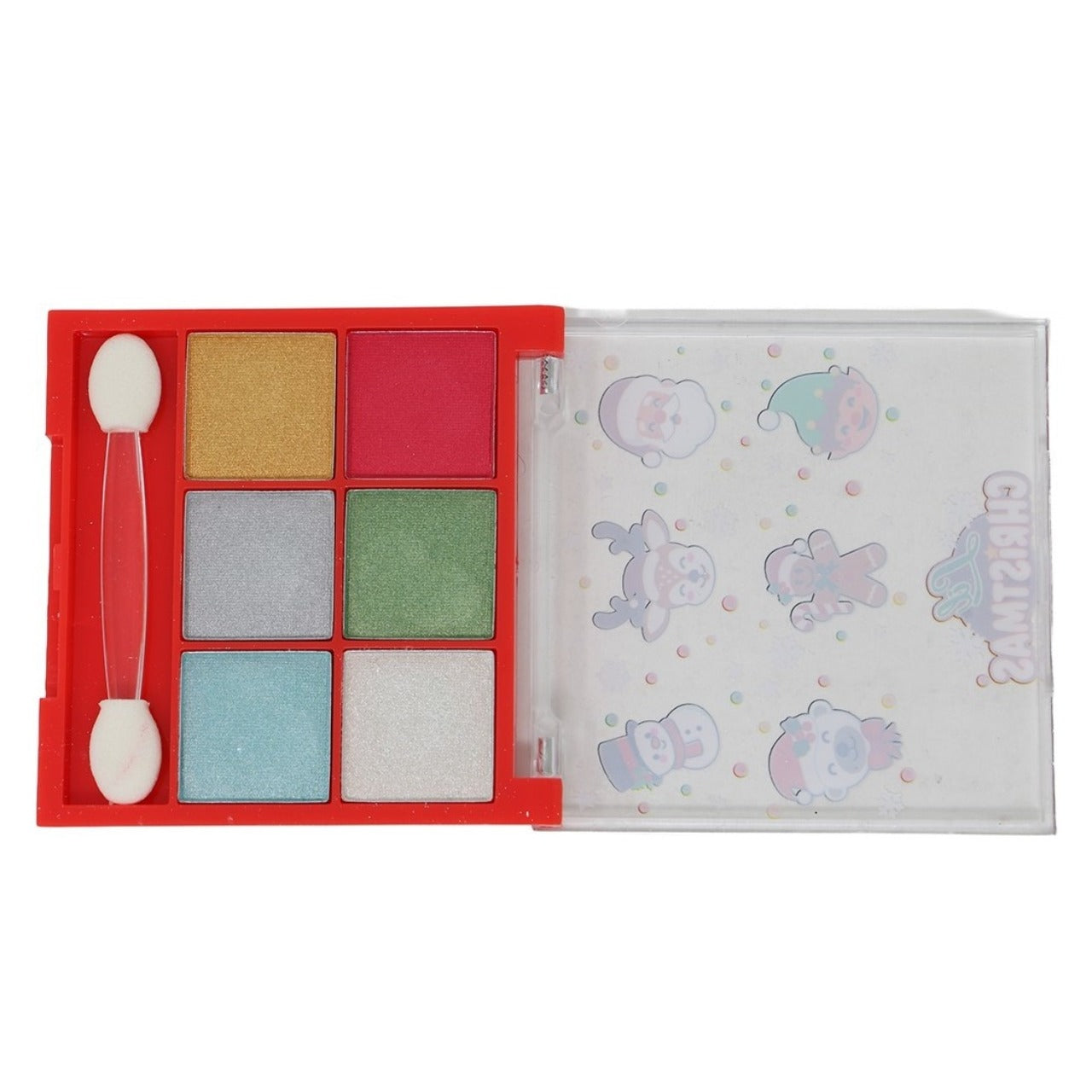 Palette de fards à paupières 6 couleurs Noël