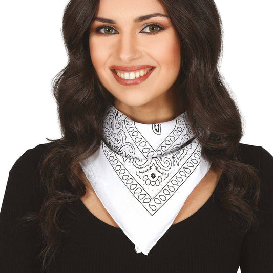 Foulard Cowboy Blanc