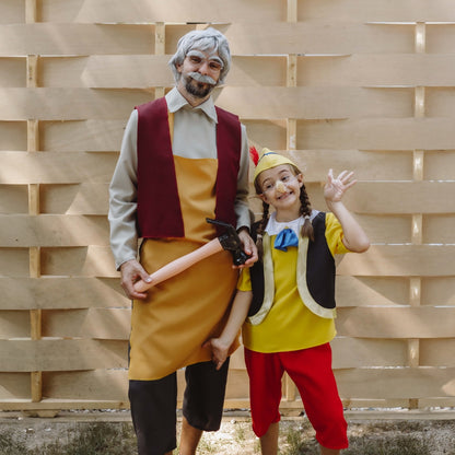 Disfraz pareja gepeto y pinocho