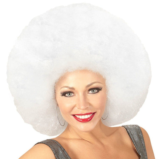 Perruque Afro Super Blanche