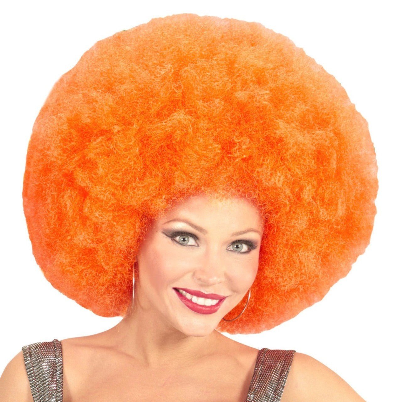 Perruque Afro Super Orange