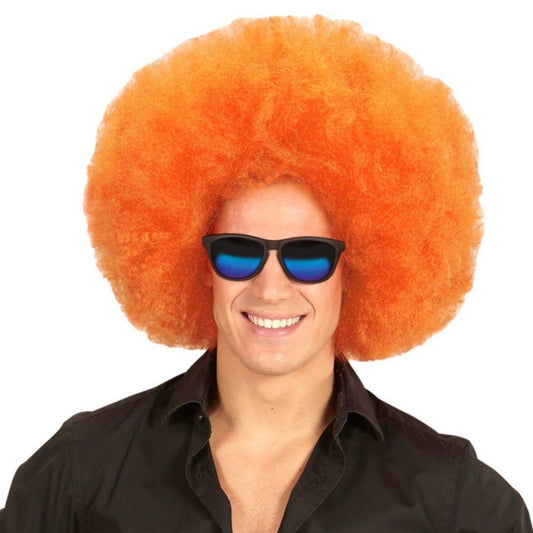 Perruque Afro Super Orange