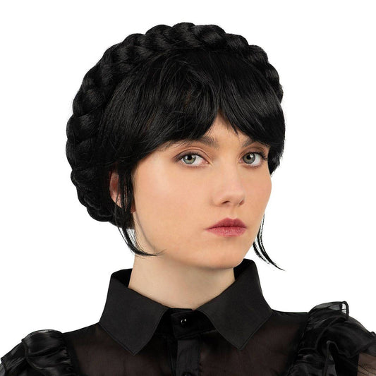 Perruque avec Couronne de Tresses