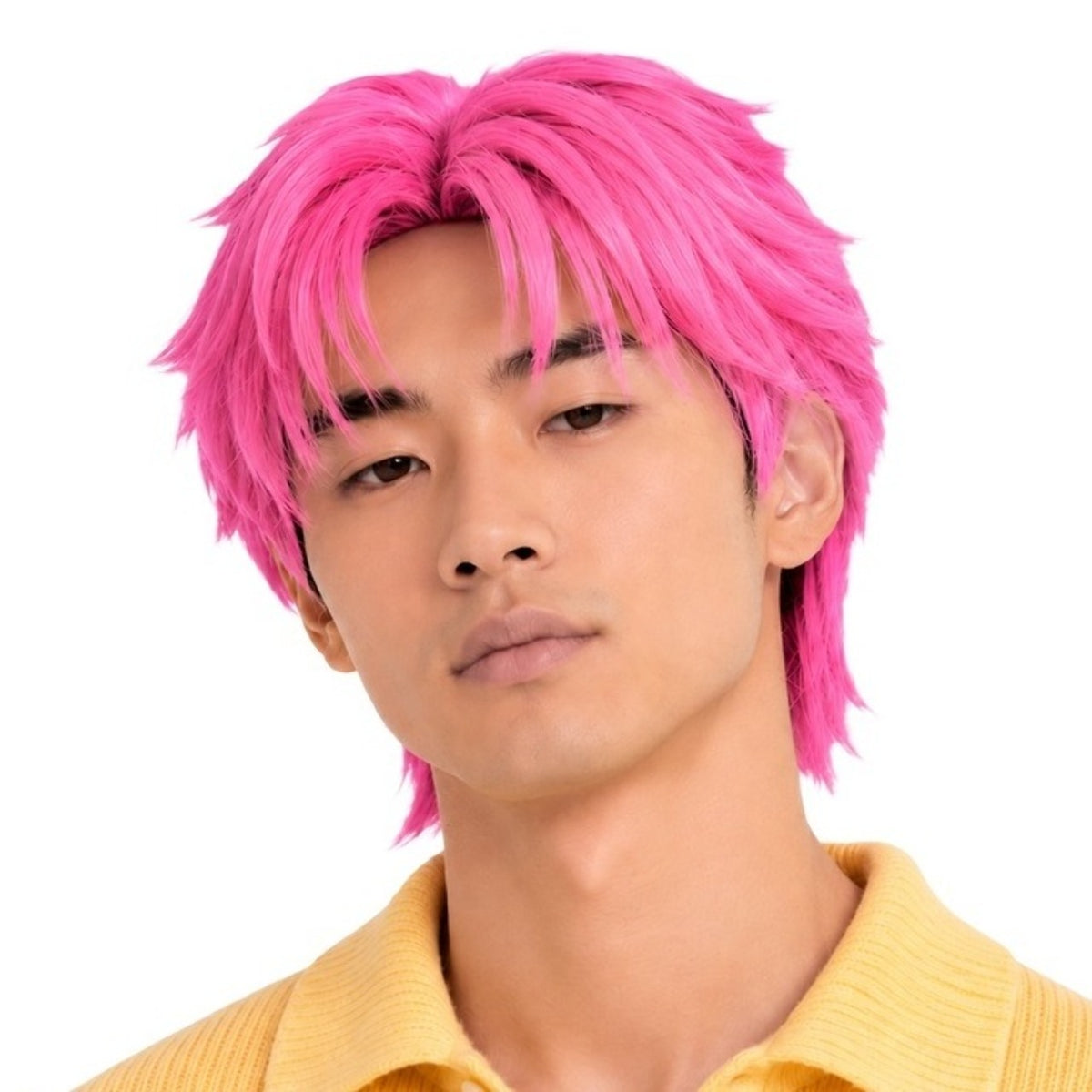 Perruque Démon Chanteur K-Pop Fuchsia