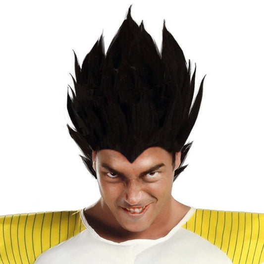 Perruque de Guerrier Vegeta Noir