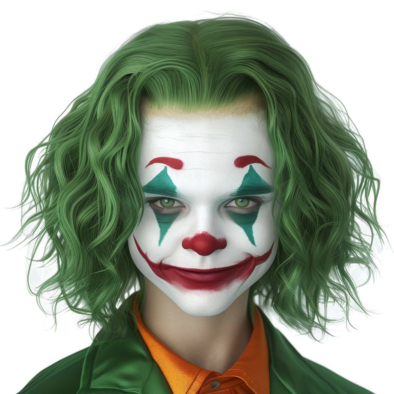 Perruque de Joker pour enfant