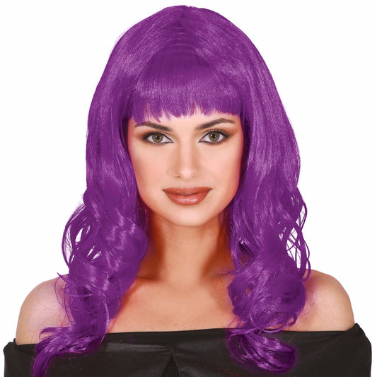 Perruque Lilas avec Frange