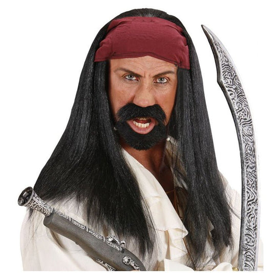 Perruque de Pirate avec Tresses