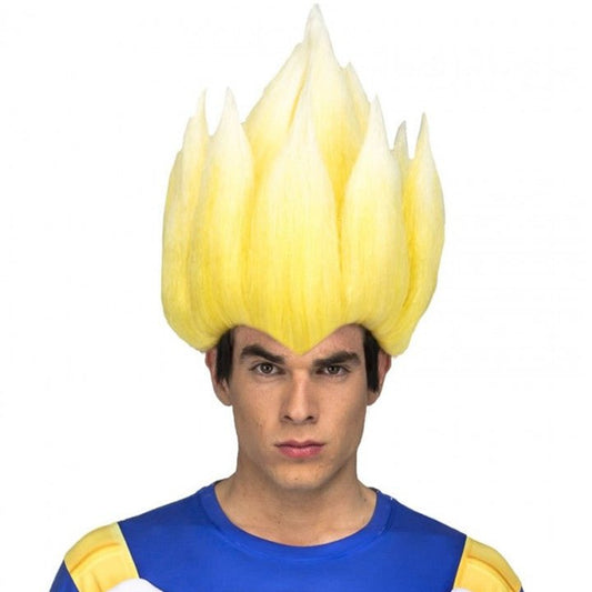 Perruque Sayan Vegeta pour adulte