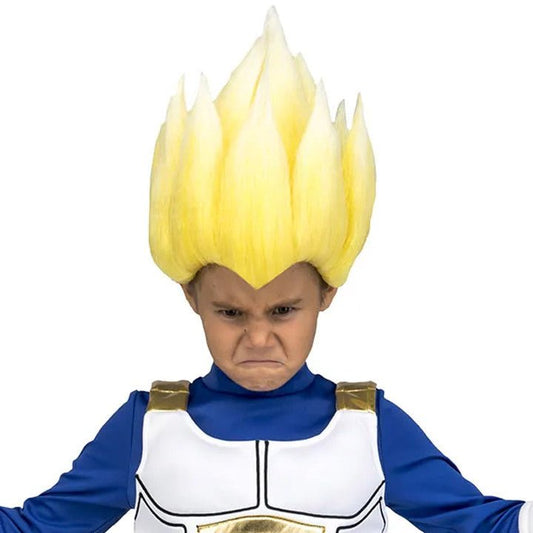 Perruque Sayan Vegeta pour enfants 