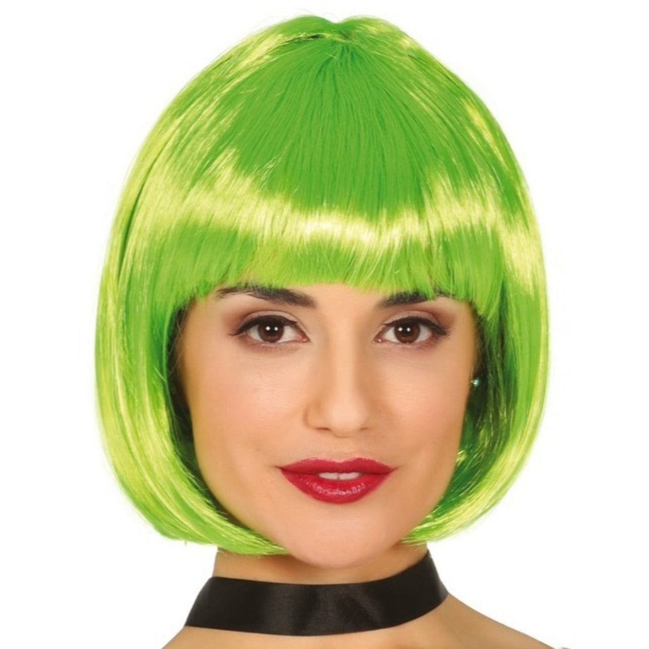 Perruque Verte Cheveux Courts