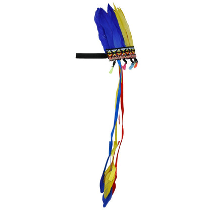 Coiffe d’Indien à Plumes Colorées