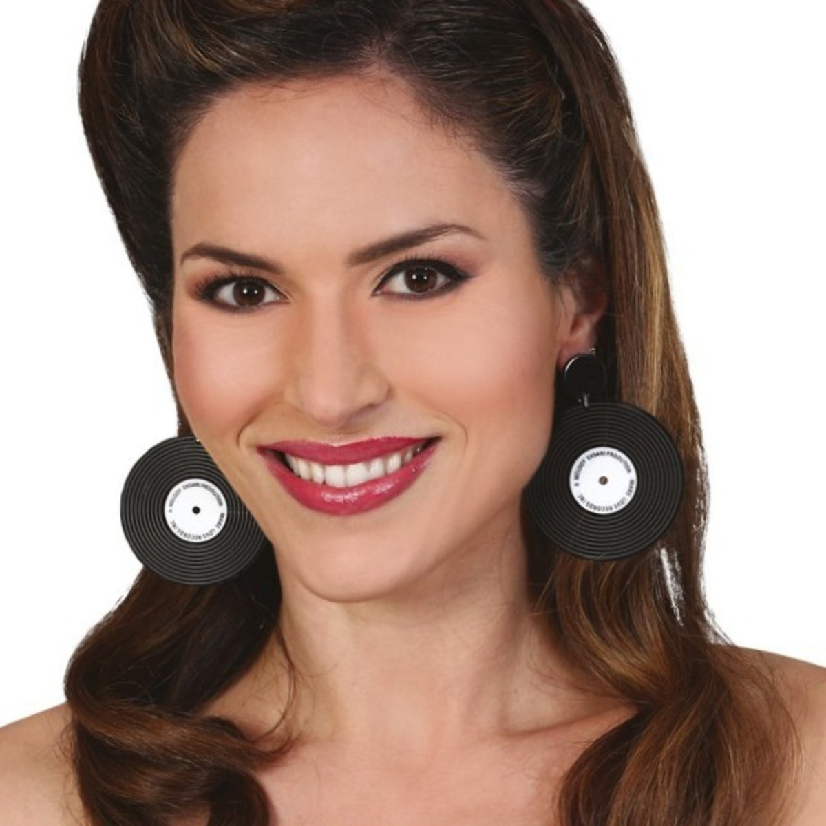 Boucles d’oreilles disques vinyles