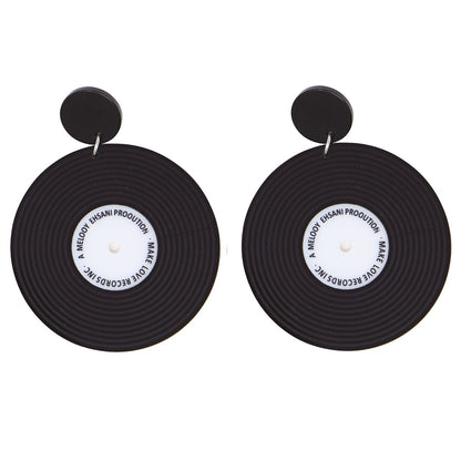 Boucles d’oreilles disques vinyles