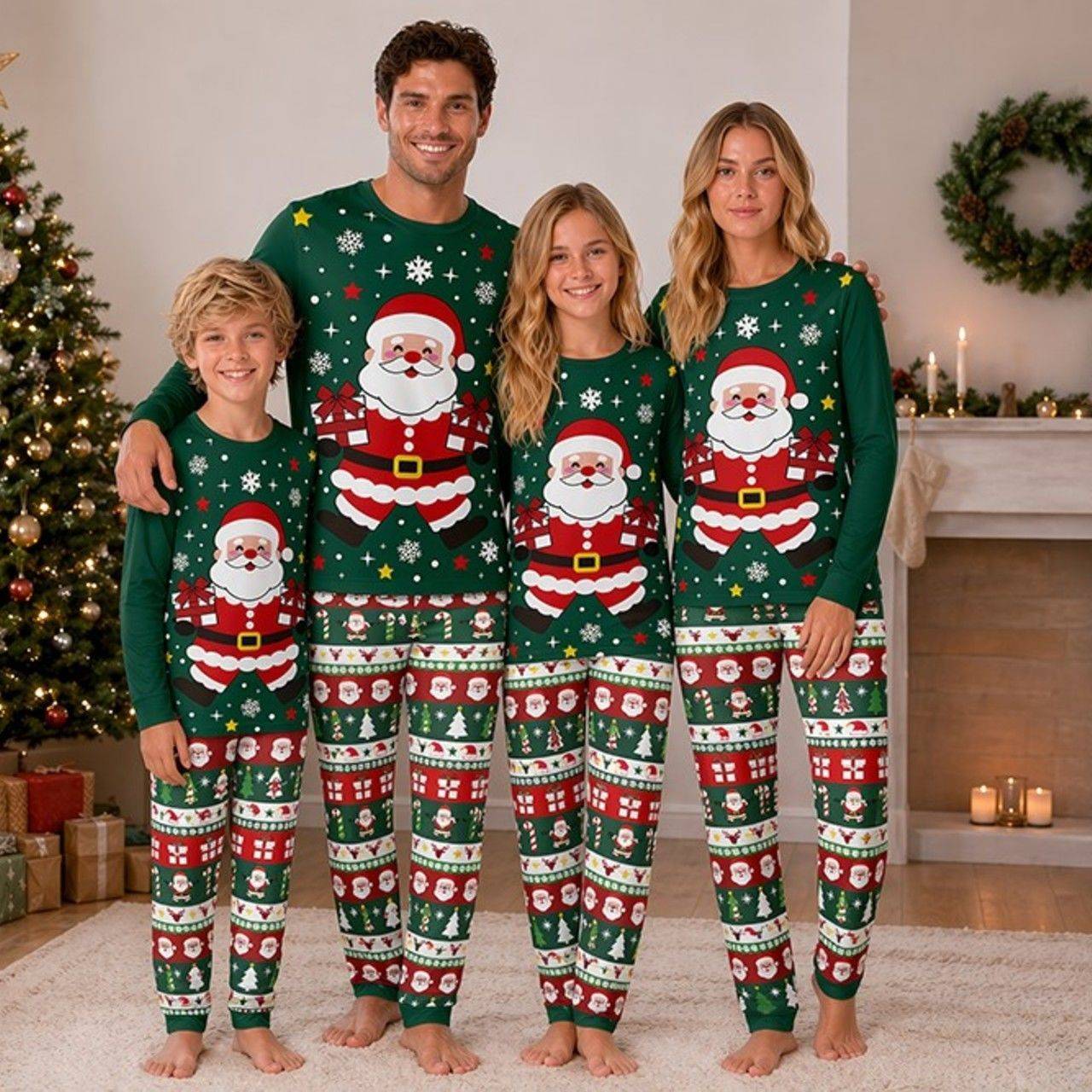 Pyjama de Père Noël pour femme