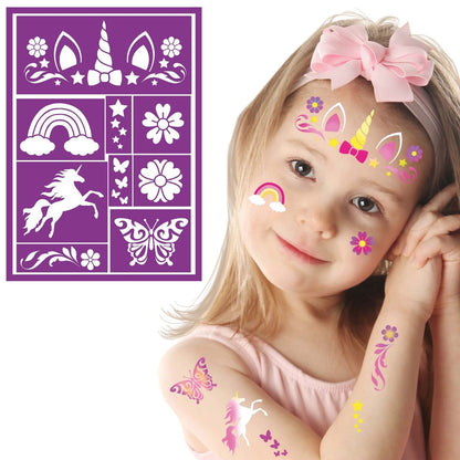 Pochoir Maquillage Licorne enfant