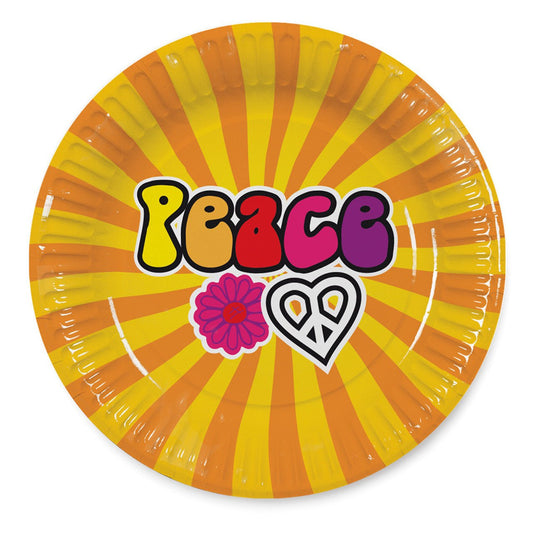 Assiettes Hippie Peace