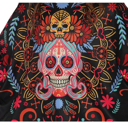 Poncho de Catrina Mort enfant