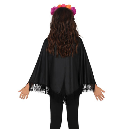 Poncho de Catrina Mort enfant