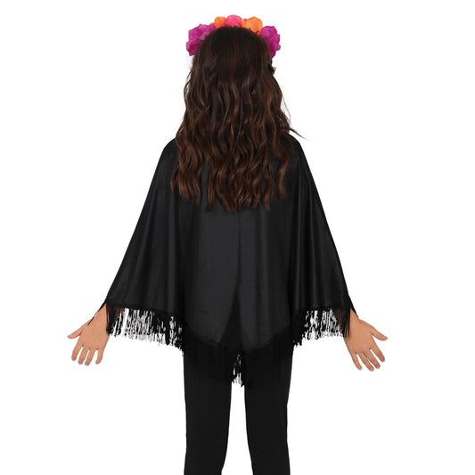 Poncho de Catrina Mort enfant