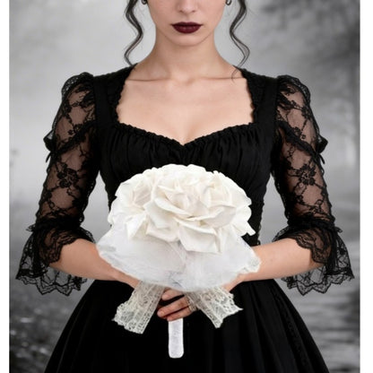 Bouquet de Roses Blanches Deluxe