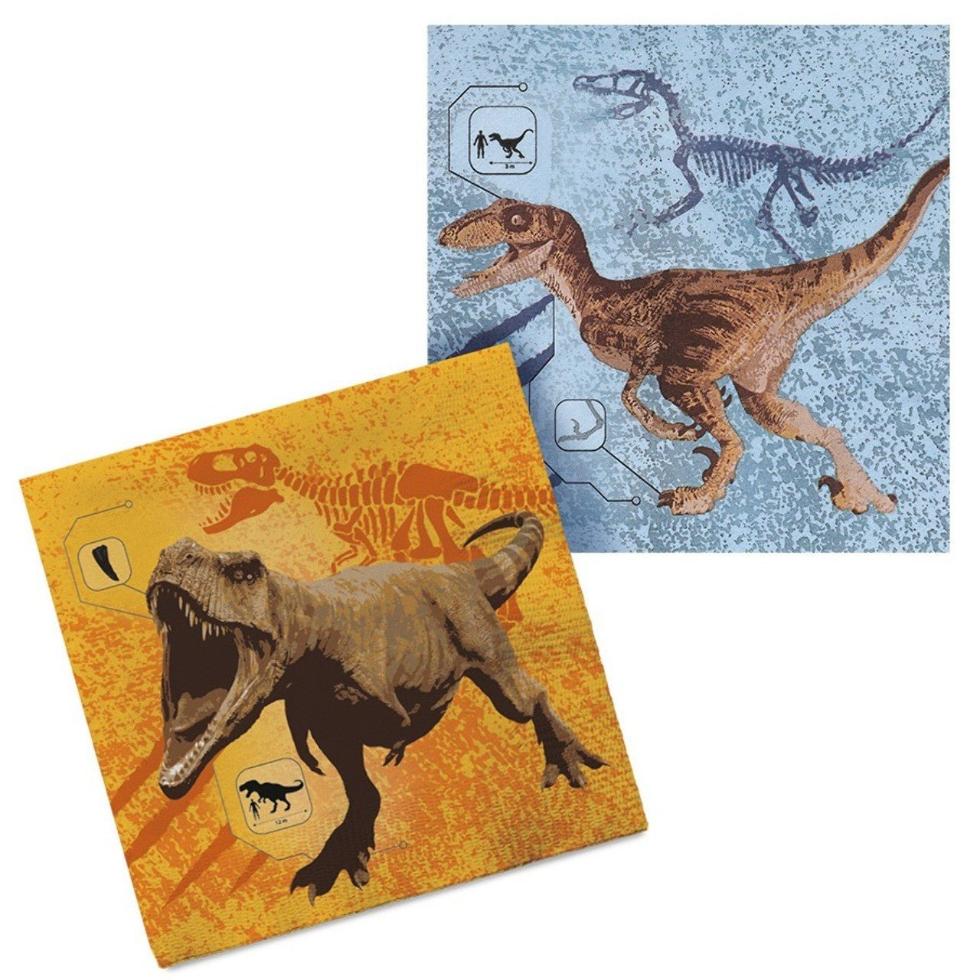 Serviettes Dinosaure Rex