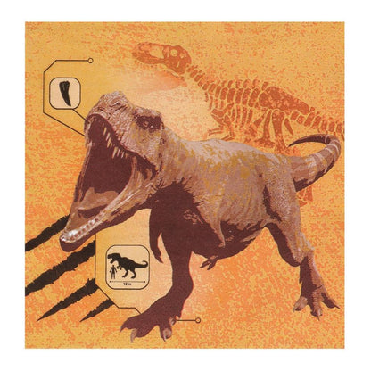 Serviettes Dinosaure Rex