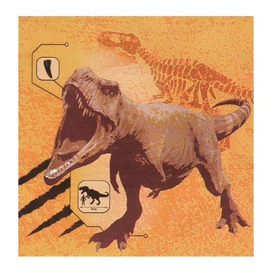 Serviettes Dinosaure Rex