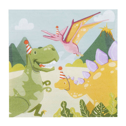 Serviettes Dinosaures