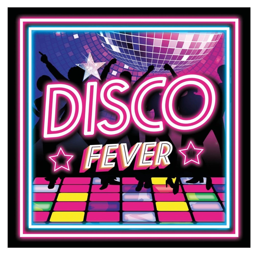 Serviettes Disco Star