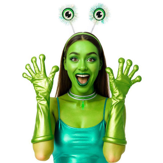 Set d'Alien Sautillant Vert