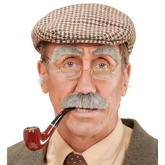 Set de Sourcils et Moustache Vieillard