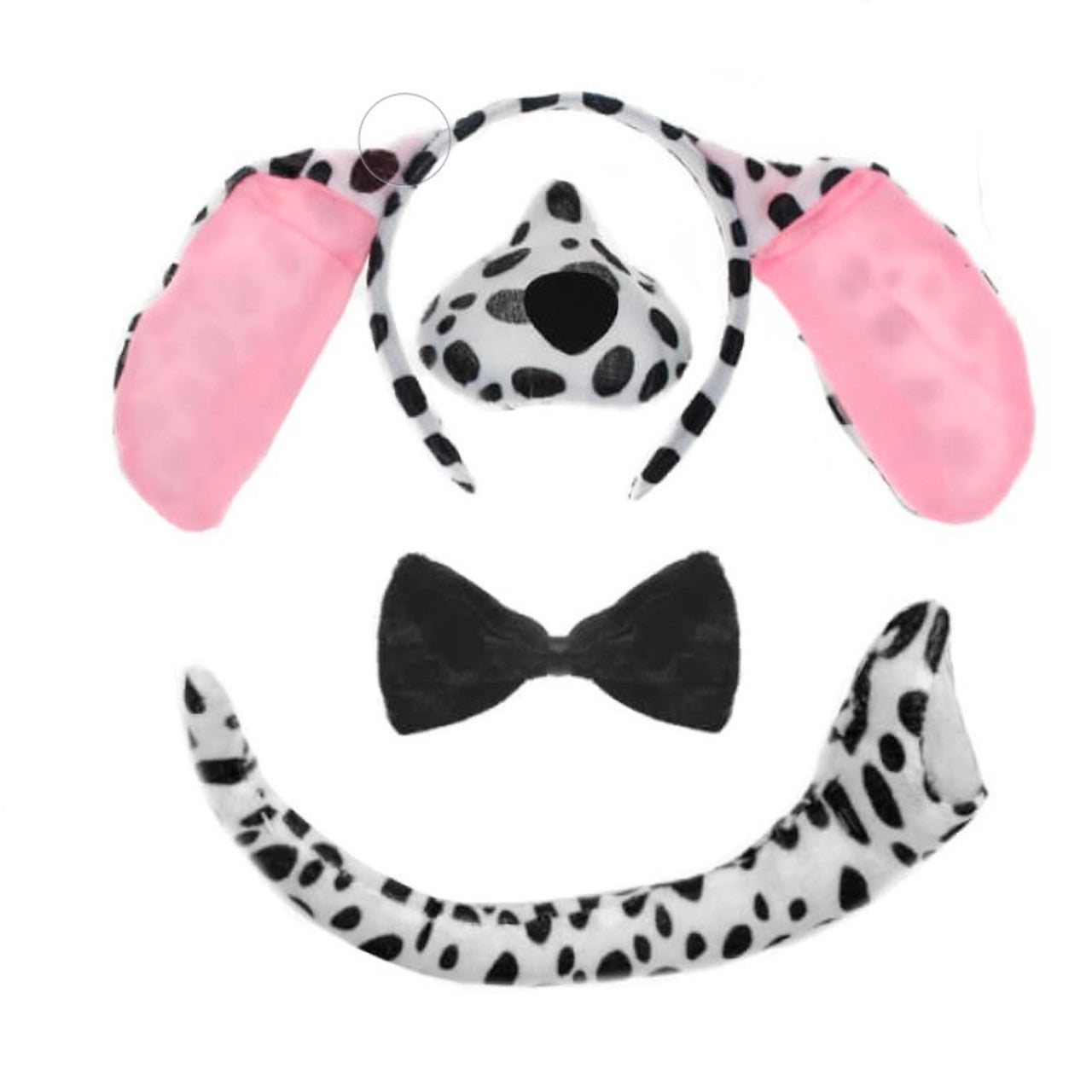 Ensemble nœud papillon dalmatien