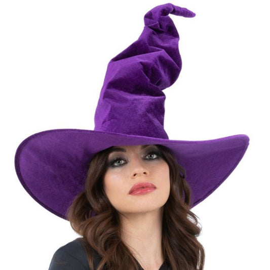 Chapeau de Sorcière Violet de luxe