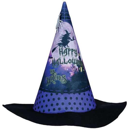 Chapeau de sorcière heureuse pour enfants