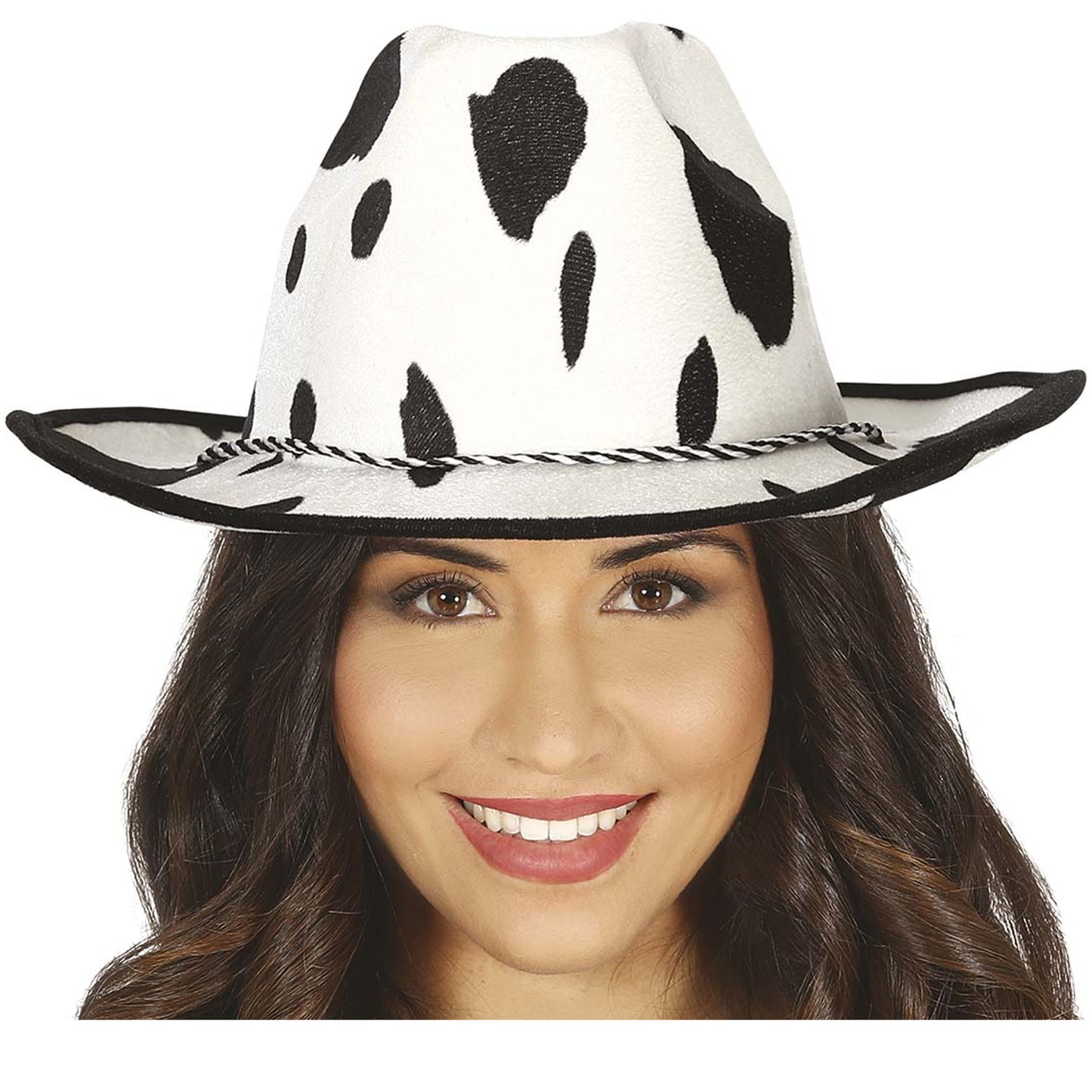 Chapeau de Cowgirl Blanc Taches