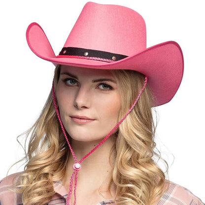 Chapeau de cowgirl fuchsia