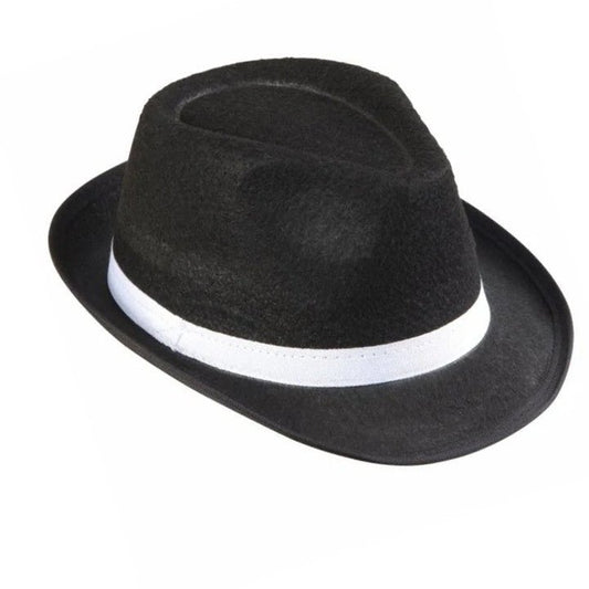 Chapeau de Gangster Noir pour enfants