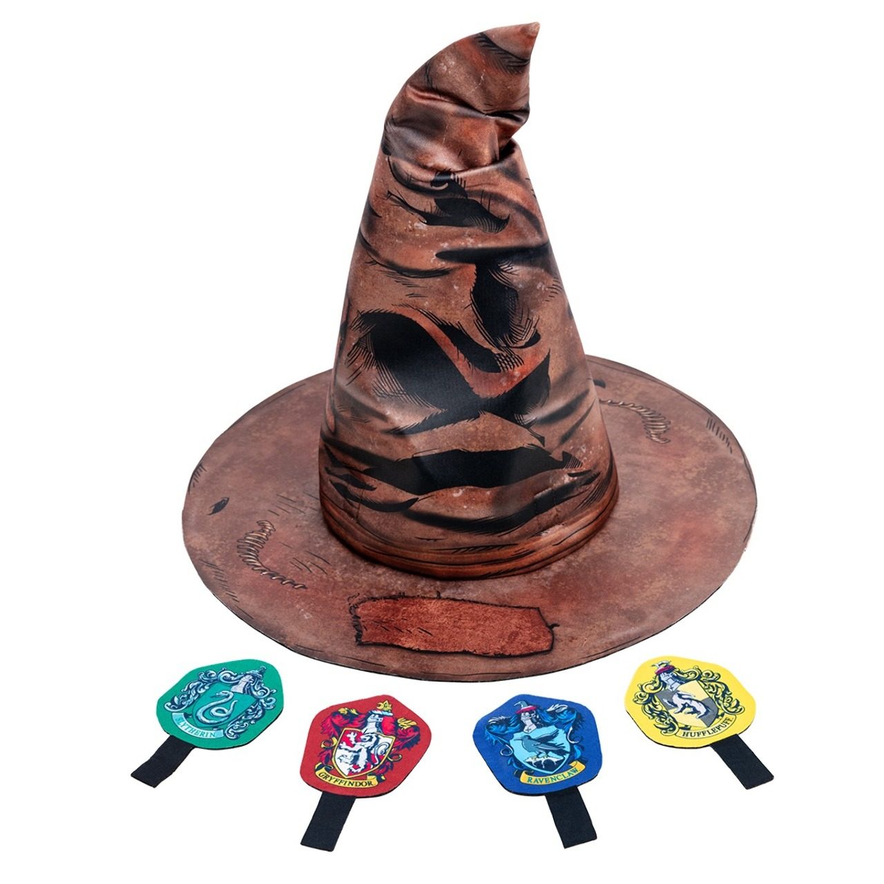 Chapeau Harry Potter™ 4 Insignes