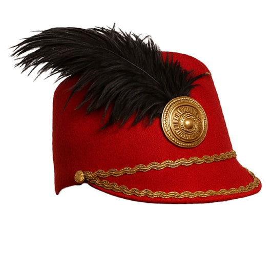 Chapeau de Majorette Rouge et Noir