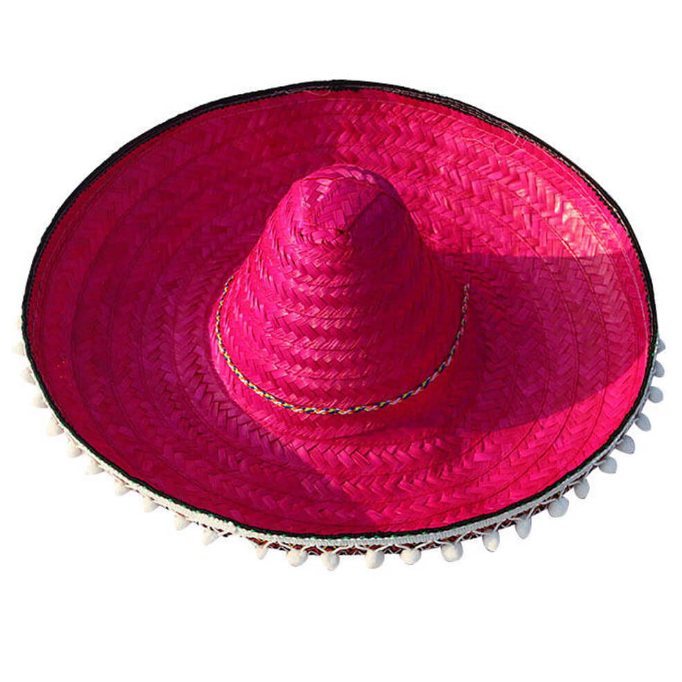 Chapeau Mexicain Rouge Grand Deluxe 