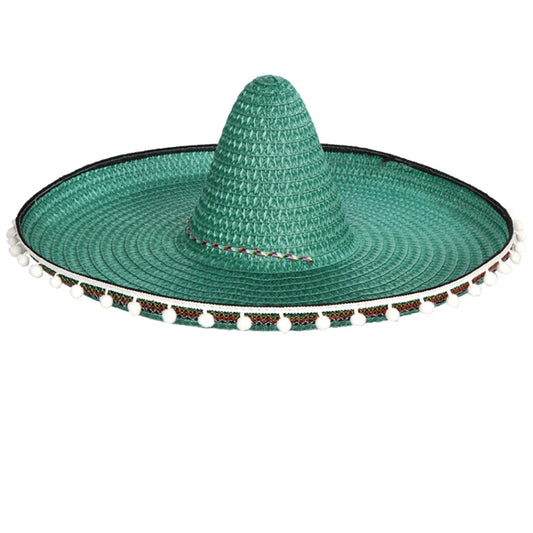 Chapeau Mexicain Vert Grand Deluxe
